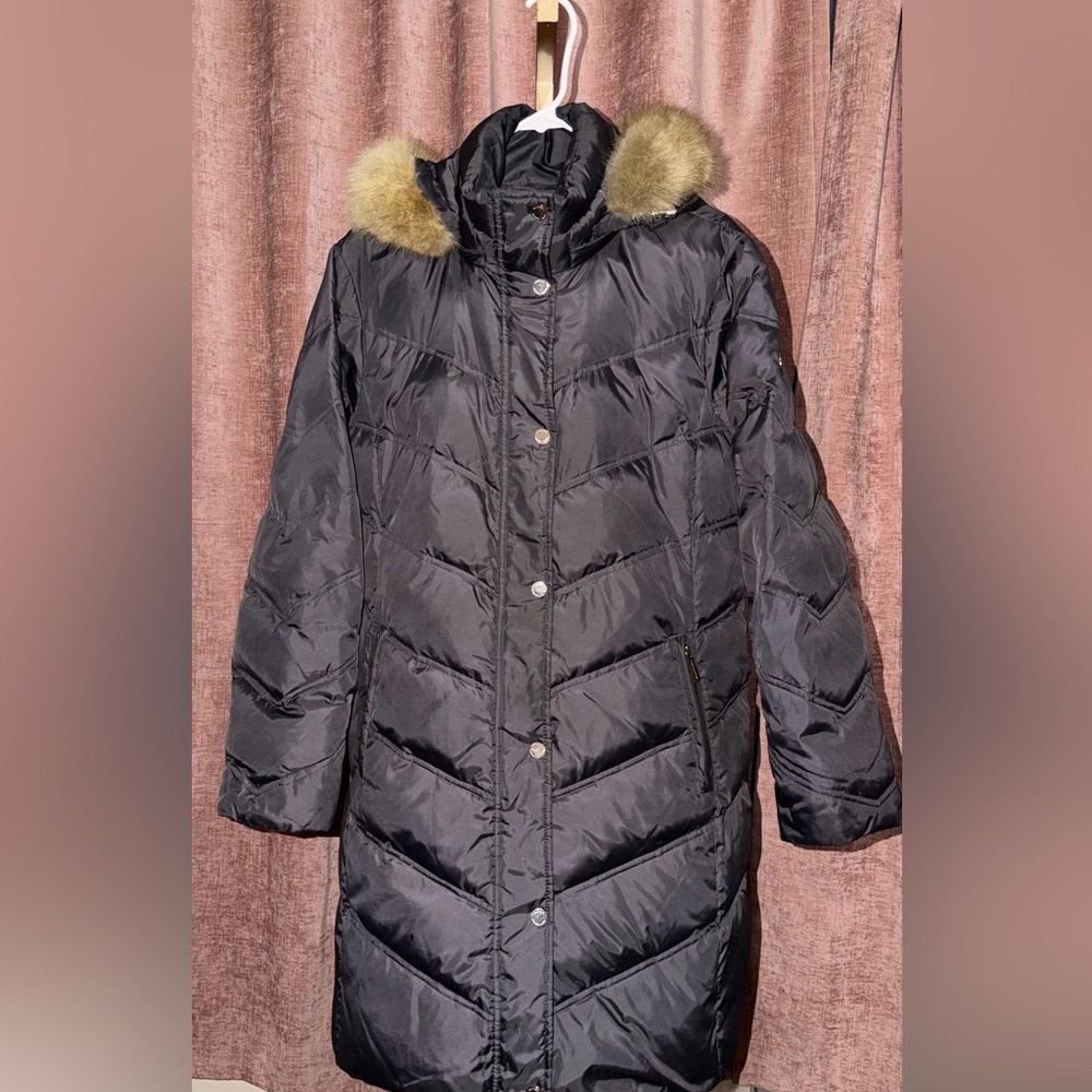 MICHAEL Michael Kors Hooded Faux-Fur-Trim Down Puffer Coat